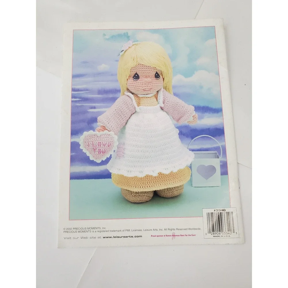 Precious Moments Miniatures Crochet Pattern Booklet Leisure Arts 3340 8.5